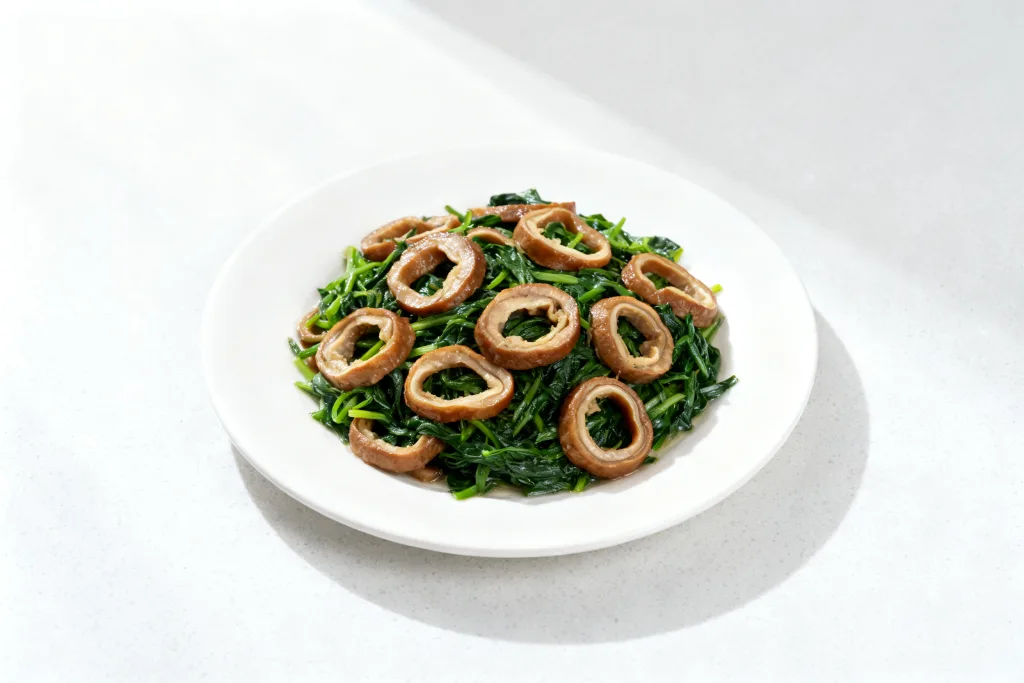 Braised Pork Intestines with Caotou