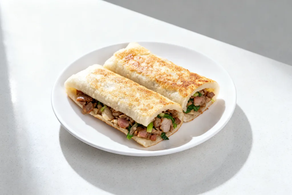 Wenling Qiangao (Stuffed Rice Cake Pocket)
