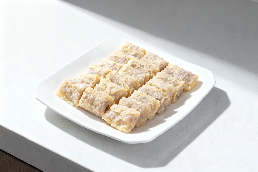 Egg-White Puffs with Red Bean Paste (Dan Qing Yang Wei)