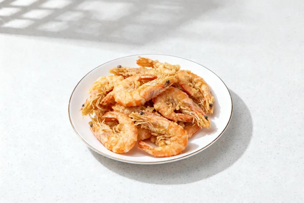 Wenling Paoxia (Fried Stuffed Batter Puffs)
