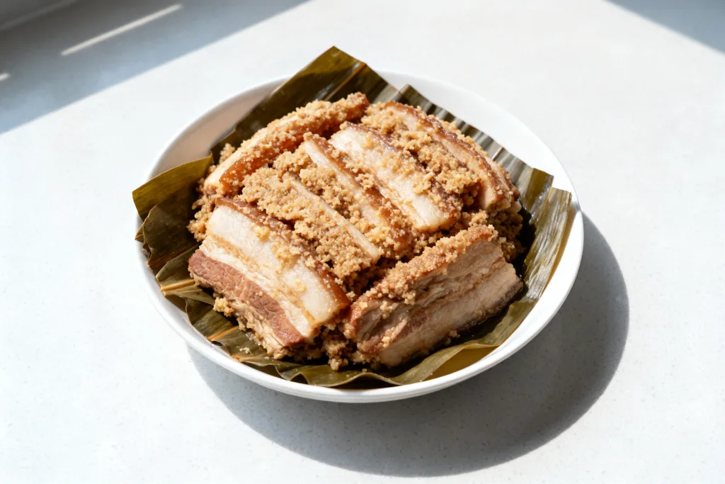 Bamboo-Leaf Steamed Pork