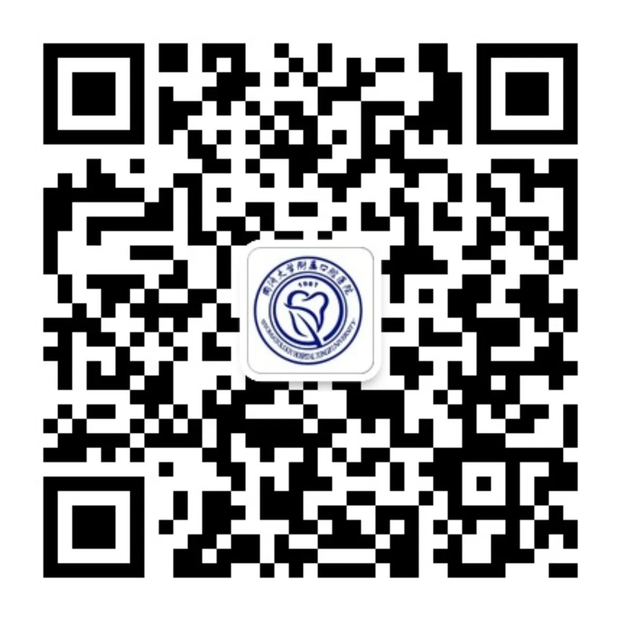 WeChat official account QR code for Stomatological Hospital of Tongji University