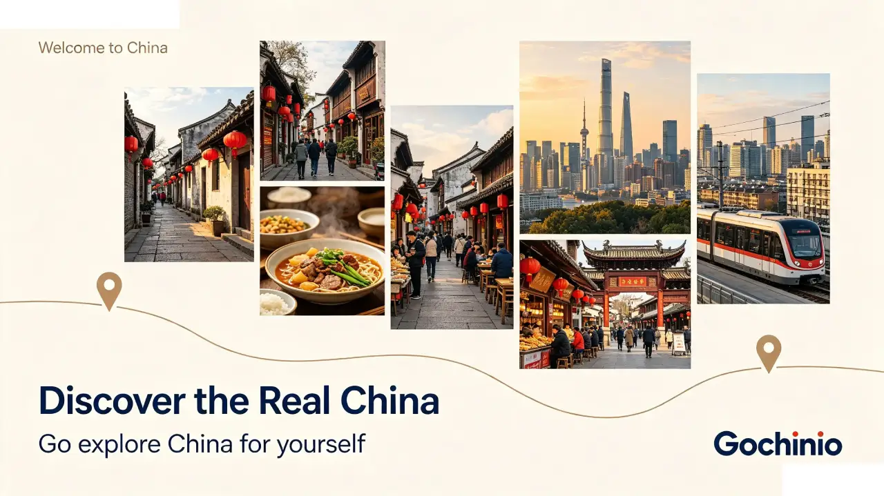 Foreign Visitors Exploring Daily Life in China