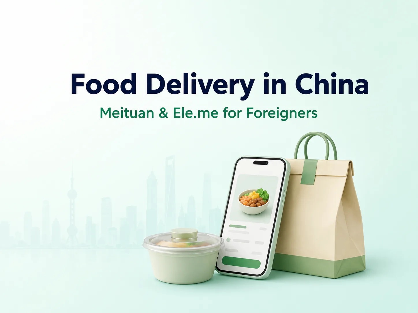 Food delivery in China using Meituan and Ele.me as a foreign traveler