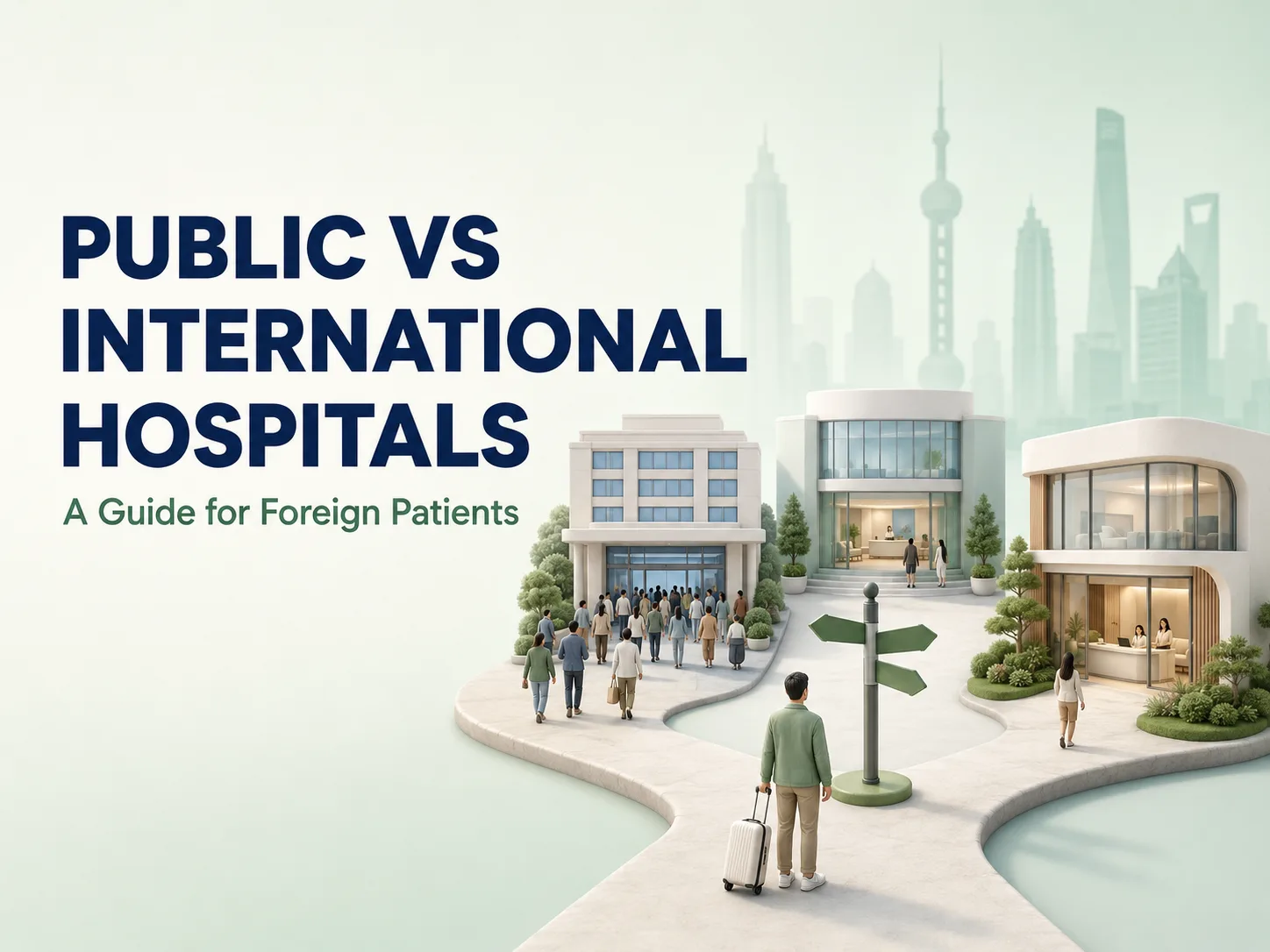 Public and international hospital options for foreign patients in China