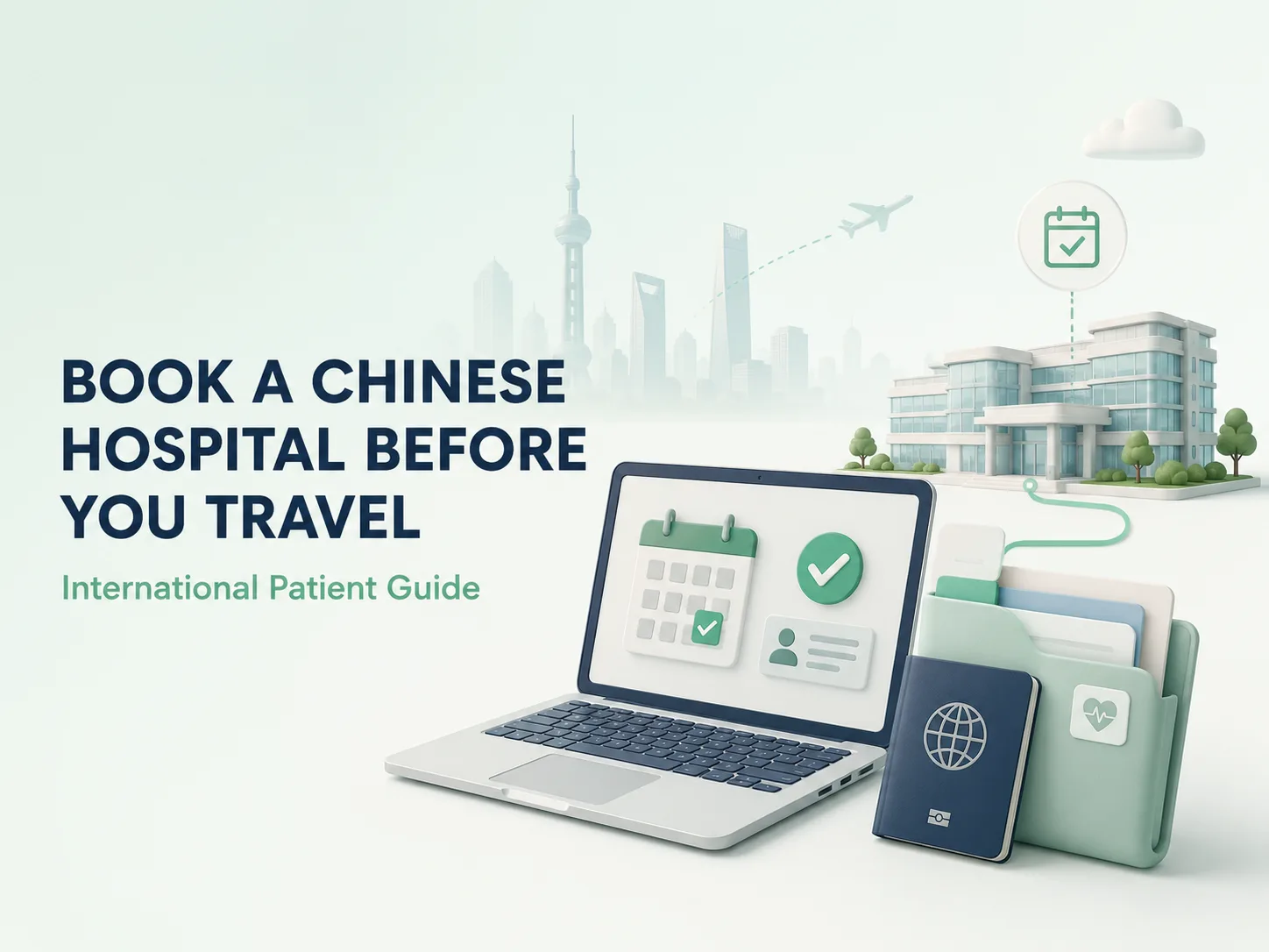 International patient booking a Chinese hospital before travelling