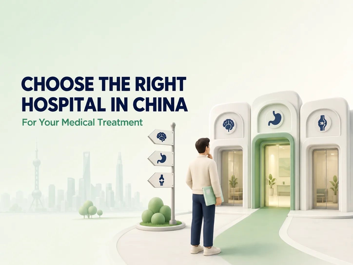 International patient choosing the right hospital in China for medical treatment