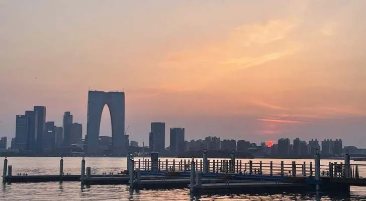 Jinji Lake in Suzhou