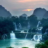 Detian Transnational Waterfall