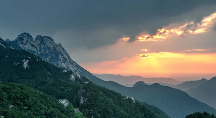 Mount Tianzhu scenic area in Anqing