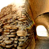 Shuidonggou tourist area in Yinchuan