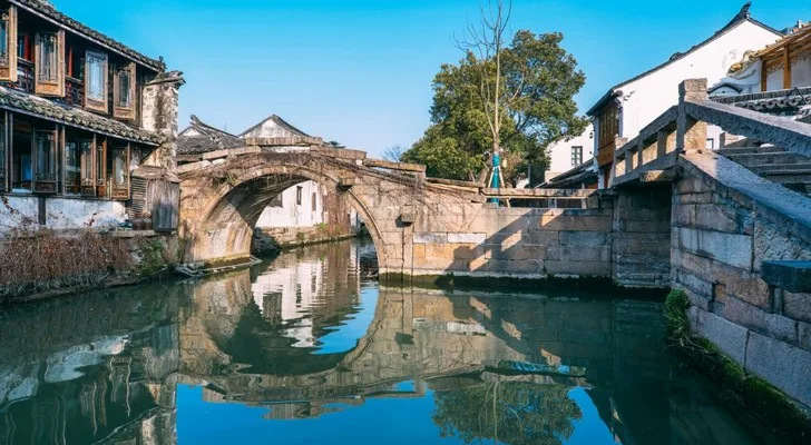 Zhouzhuang Water Town in Suzhou