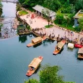 Mount Tiantai scenic area in Chengdu
