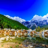 Jade Dragon Snow Mountain in Lijiang