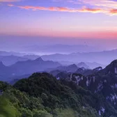 Mount Baiyun scenic area in Luoyang