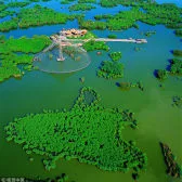 Shahu Lake in Shizuishan