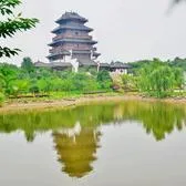Huaminglou scenic area in Changsha