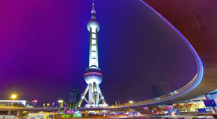 Oriental Pearl Tower in Shanghai
